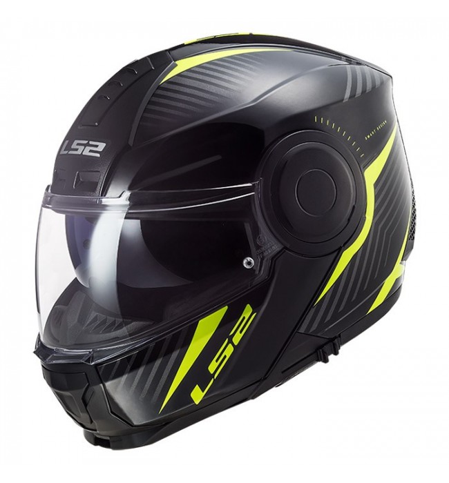 Шлем LS2 FF902 Scope Skid Black H-V Yellow