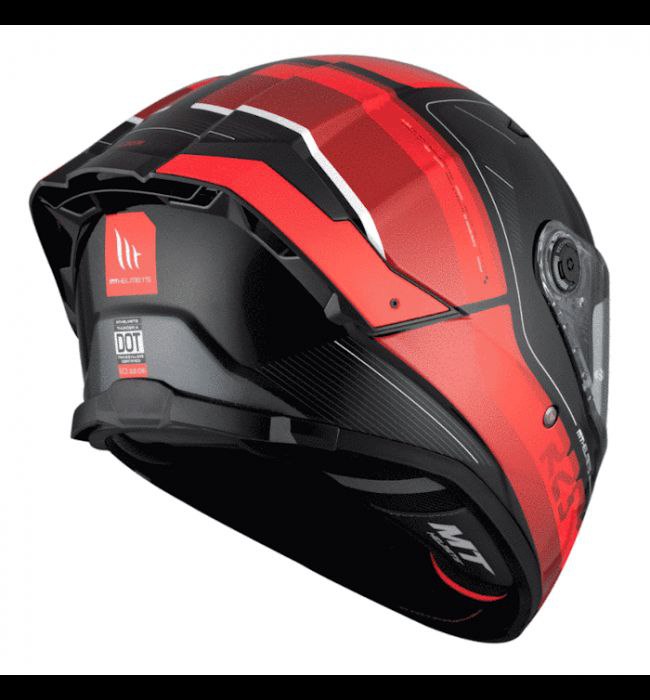 Интегральный шлем MT Helmets Thunder 4 SV R25 B35 чёрно-красный размер XL