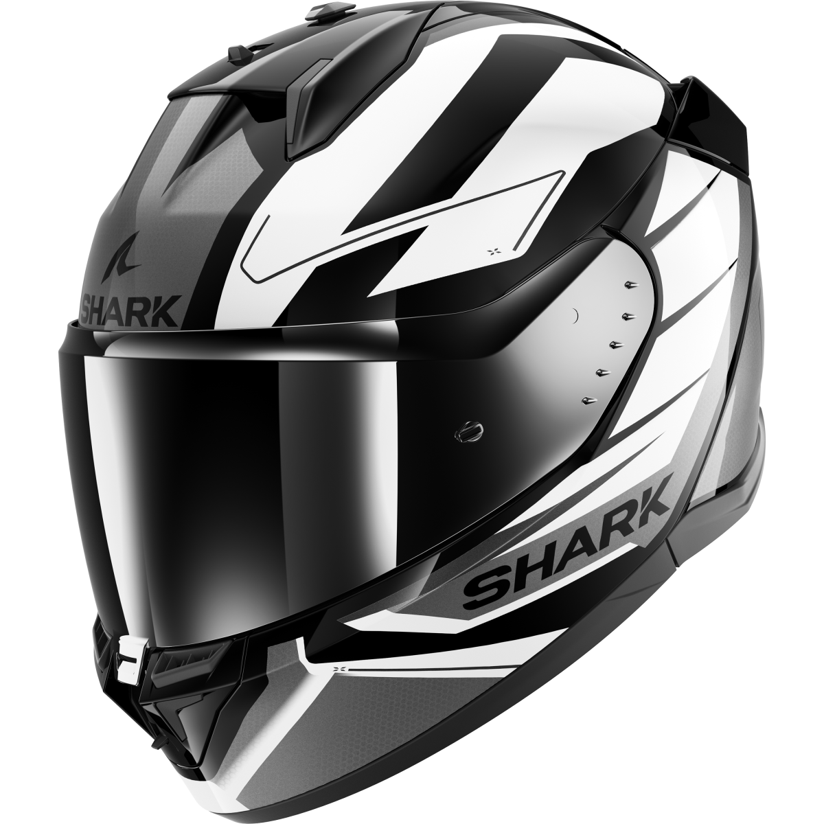 Шлем shark d-skwal 3 sizler black grey white