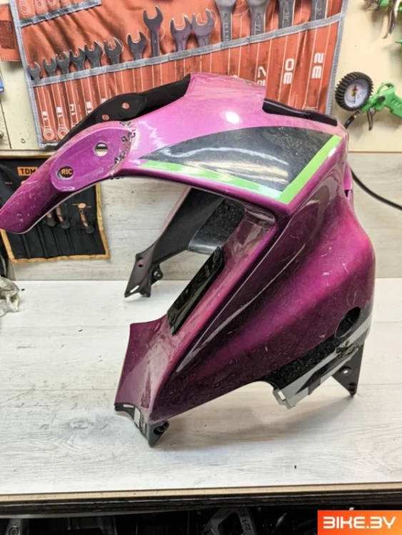 Элемент пластика передний (морда) Honda CBR600F3 (1995-1998)