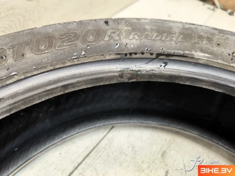 Мотошина Bridgestone battlax bto 20 160/70-17 (дата выпуска 38/05) Suzuki GSF650S Bandit (2005-2006)