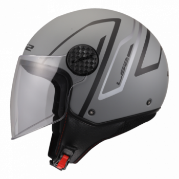 Шлем ls2 of558 sphere lux ii minim black grey-06