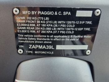 Vespa GTS GTS300 Super, 2018 г.