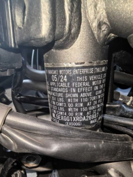 Kawasaki EX 500, 2024 г.