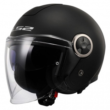 Мотоциклетный шлем ls2 of620 classy solid matt black-06