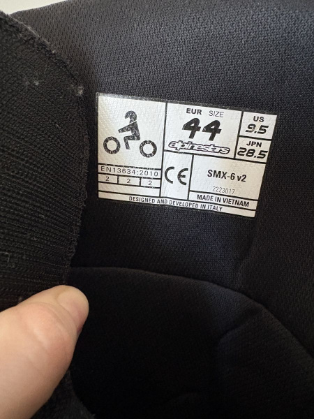 Мотоботы Alpinestars SWX 6 мото ботинки