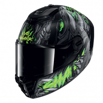 Шлем shark spartan rs shaytan black green