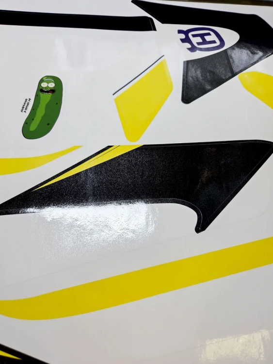 Наклейки (графика) мотоцикла  husqvarna 2016-2019, GR7, Avantis enduro hs, Husky