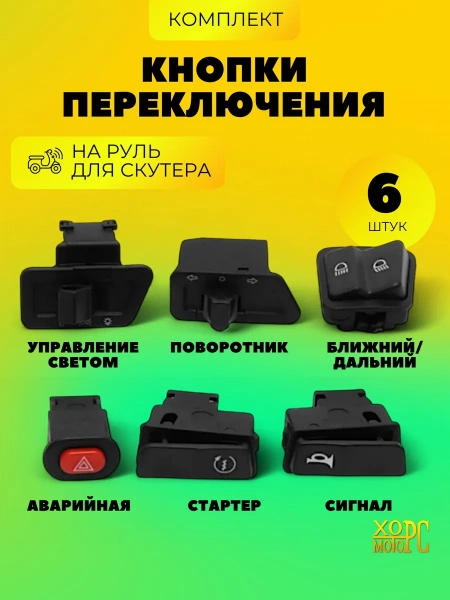Кнопка (выключатель) на Sym Crox, 2024 г.