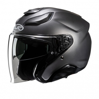 Мотоциклетный шлем f31 semi flat titanium
