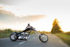 Эксклюзив Редкая модель Bourget’s Bike Works Dragon Rigid Choppe, 2006 г.