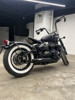 Triumph Bonneville bobber black, 2019 г.