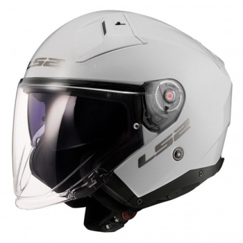 Мотоциклетный шлем ls2 of603 infinity ii solid gloss white-06