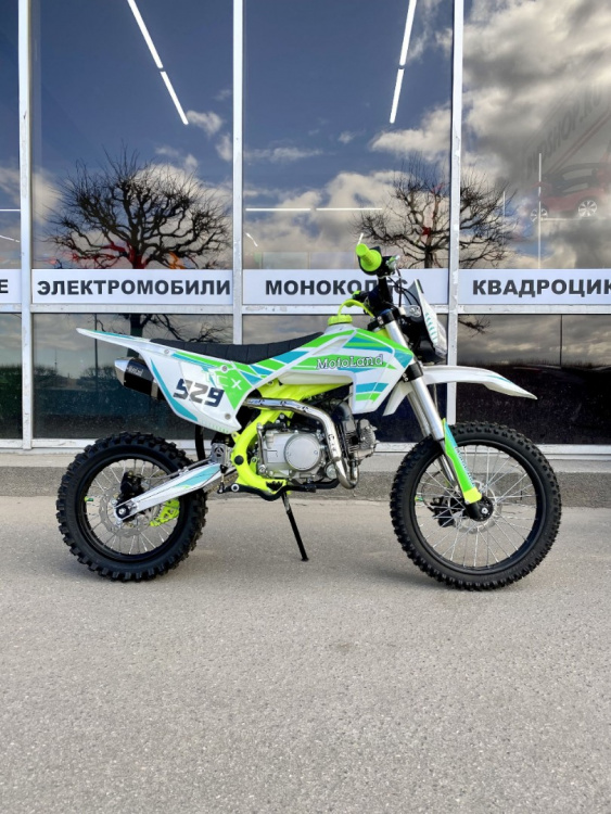 Пит-байк Motoland TCX 125 E 14/12 + фара, 2026 г.