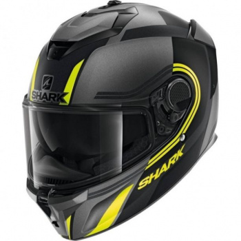 Шлем shark spartan gt tracker mat anthracite black yellow