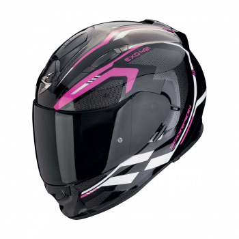 Шлем scorpion exo-491 kripta noir-rose-blanc (334)