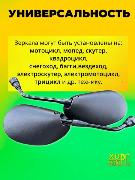 Зеркало наружное (комплект) на BRP Commander, 2024 г.