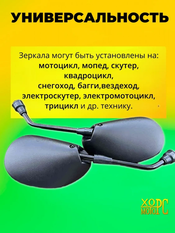 Зеркало наружное (комплект) на BRP Commander, 2024 г.