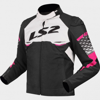 Куртка ls2 apex lady black white pink