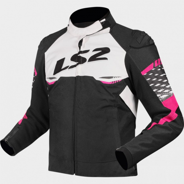 Куртка ls2 apex lady black white pink