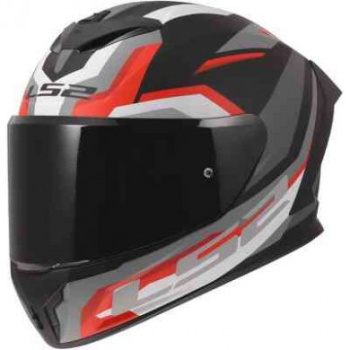 Шлем ls2 ff820 rapid iii hyper black red