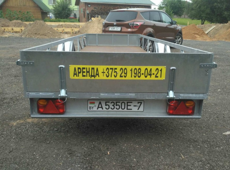 Взять в прокат Прицеп-площадка 4 х 1,5 м