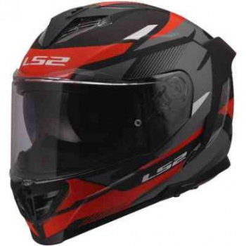 Шлем ls2 ff818 storm iii komai black red