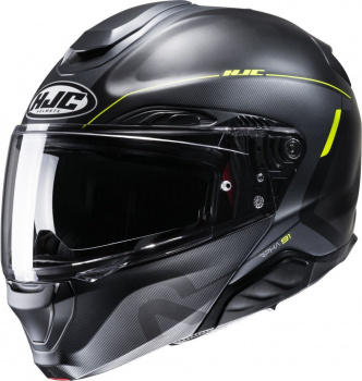 Мотоциклетный шлем hjc rpha91 combust black/yellow
