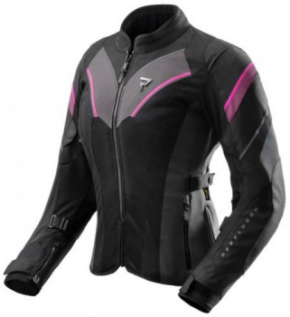 Куртка текстильная женская rebelhorn hiflow 5 black grey fluo pink