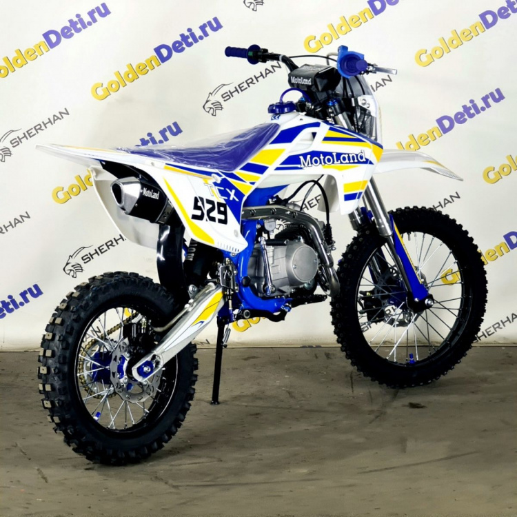Пит-байк Motoland TCX 125 E 14/12 + фара, 2026 г.