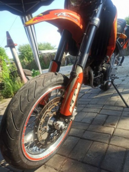 KTM 640 4T EGS с электро стартером, 2002 г.