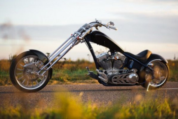Эксклюзив Редкая модель Bourget’s Bike Works Dragon Rigid Choppe, 2006 г.