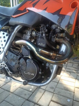 KTM 640 4T EGS с электро стартером, 2002 г.