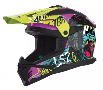 Мотоциклетный шлем ls2 mx708 fast ii gorilla purple h-v yellow-06