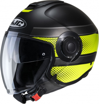 Мотоциклетный шлем hjc i40 tolan black/yellow