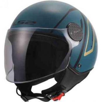 Шлем ls2 of558 sphere lux ii minim blue teal-06