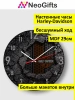 NeoSmitGifts Настенные часы "harley davidson", 29 см х 3 см