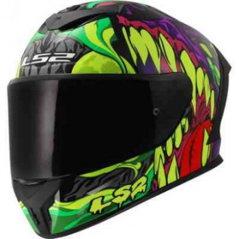 Шлем ls2 ff820 rapid iii lycant purple green