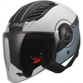 Шлем ls2 of616 airflow ii cover grey blue-06