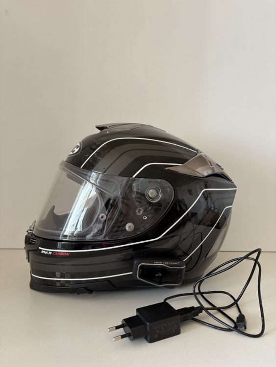 Шлем HJC RPHA 70 CARBON с гарнитурой Scala Rider Freecom 2