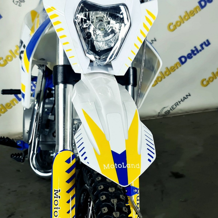 Пит-байк Motoland TCX 125 E 14/12 + фара, 2026 г.