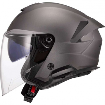 Шлем ls2 of618 verso ii solid matt titanium