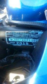Honda CBR cbr650f спорт, 2015 г.