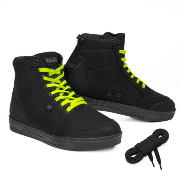 Ботинки ozone town black/fluo yellow