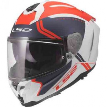 Шлем ls2 ff817 challenger ii titan white blue red