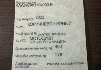 Kawasaki VN Vn900, 2022 г.