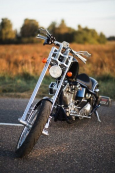 Эксклюзив Редкая модель Bourget’s Bike Works Dragon Rigid Choppe, 2006 г.