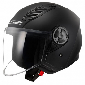 Шлем ls2 of616 airflow ii solid matt black-06
