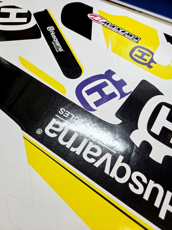 Наклейки (графика) мотоцикла  husqvarna 2016-2019, GR7, Avantis enduro hs, Husky