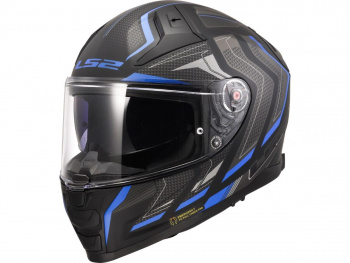 Мотоциклетный шлем ls2 ff811 vector ii alizer m.black blue-06